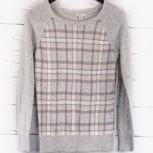 Bundle 4/$30 ❤️ Merona Plaid Scoop Neck Sweater